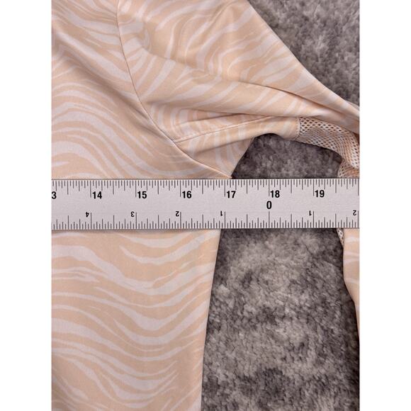 San Soleil 1/4 Zip Top XS Womens Print UV 50+ Cooling Golf - Picture 4 of 7